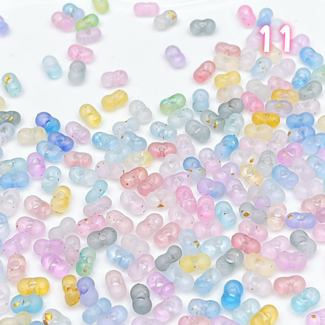 YKL2 アクリルピーナッツビーズ アクリル基本パーツ & 定番パーツ