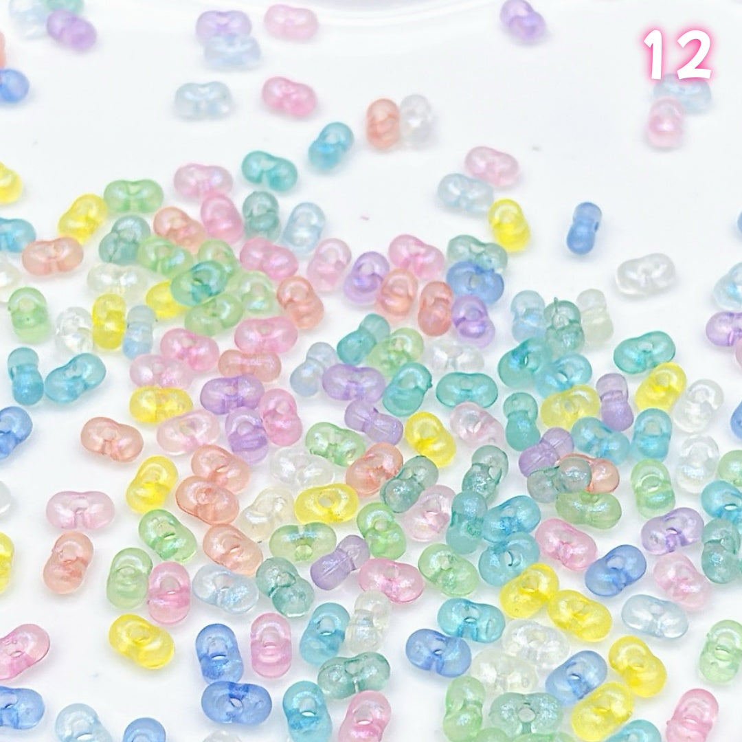 YKL2 アクリルピーナッツビーズ アクリル基本パーツ & 定番パーツ