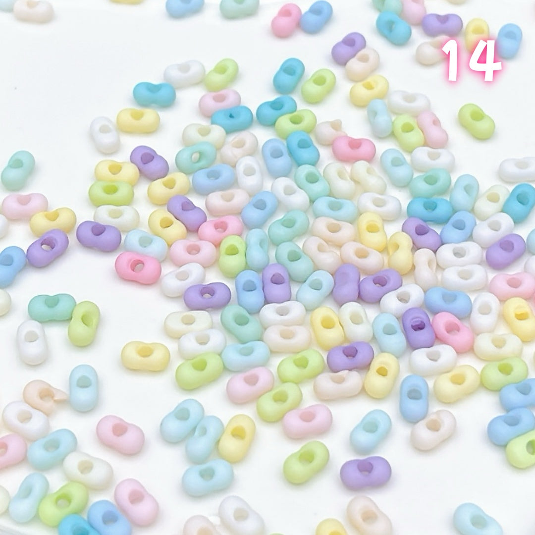 YKL2 アクリルピーナッツビーズ アクリル基本パーツ & 定番パーツ