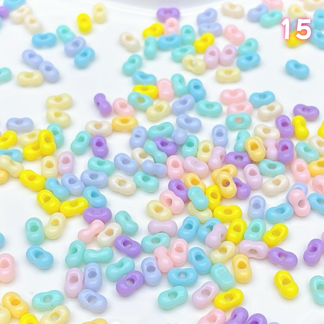 YKL2 アクリルピーナッツビーズ アクリル基本パーツ & 定番パーツ