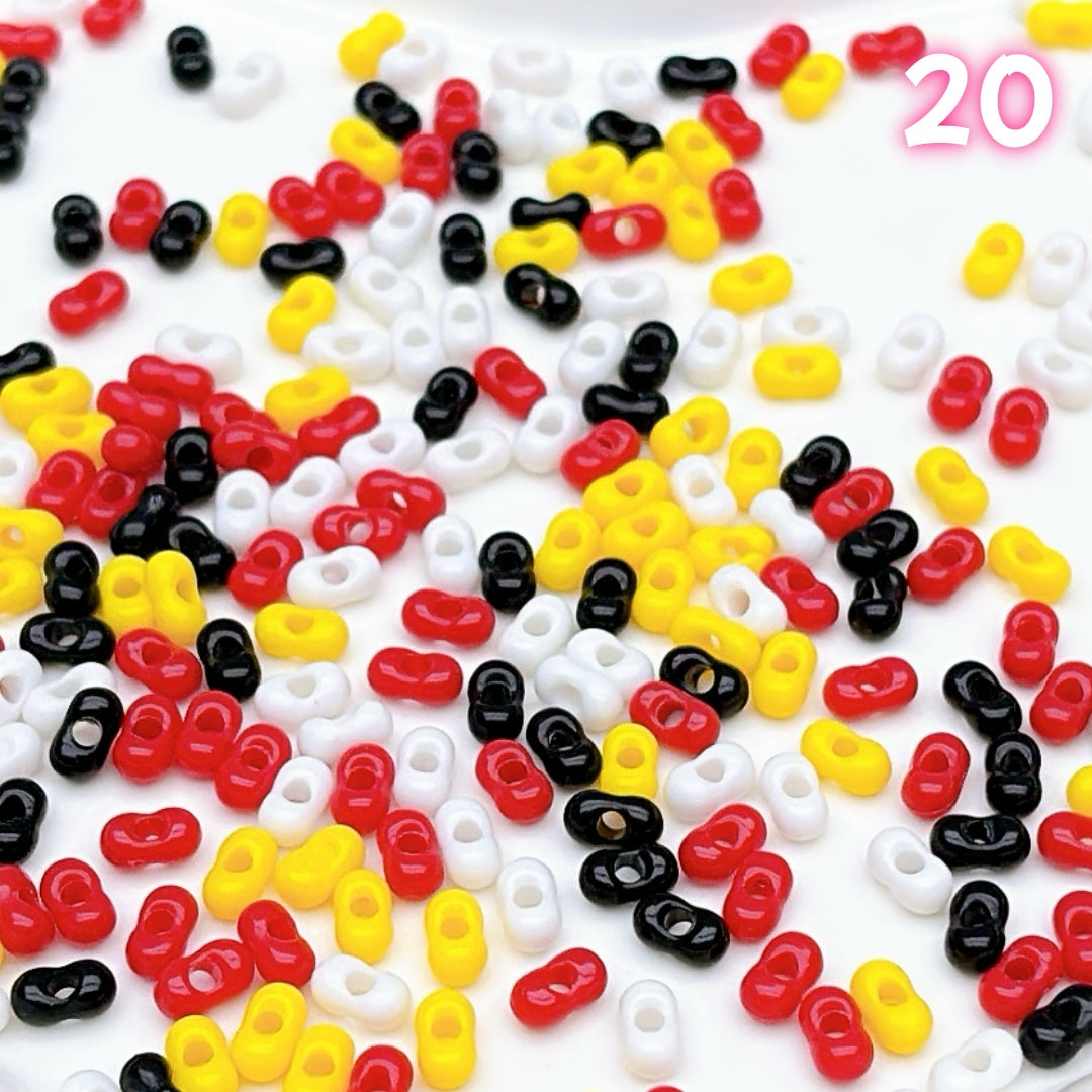 YKL2 アクリルピーナッツビーズ アクリル基本パーツ & 定番パーツ