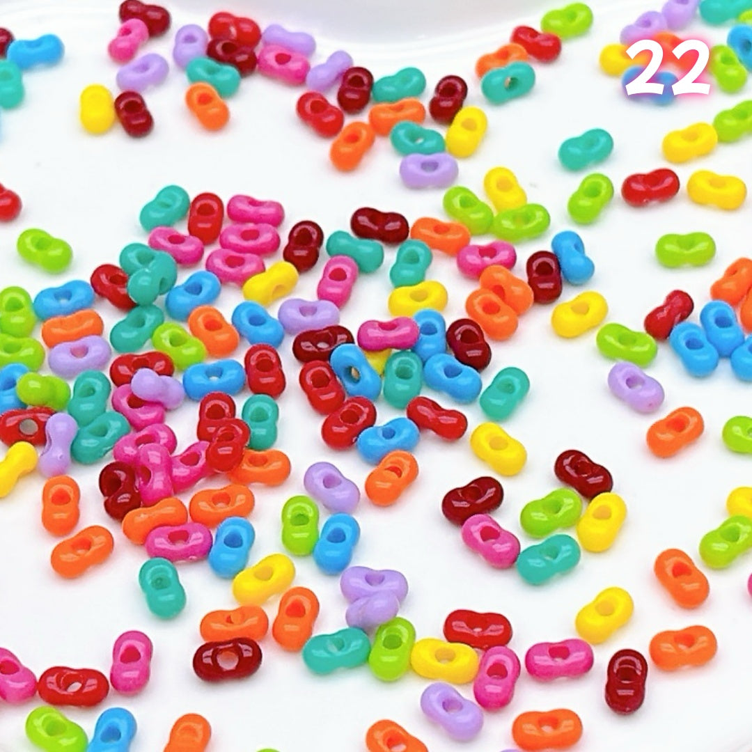YKL2 アクリルピーナッツビーズ アクリル基本パーツ & 定番パーツ