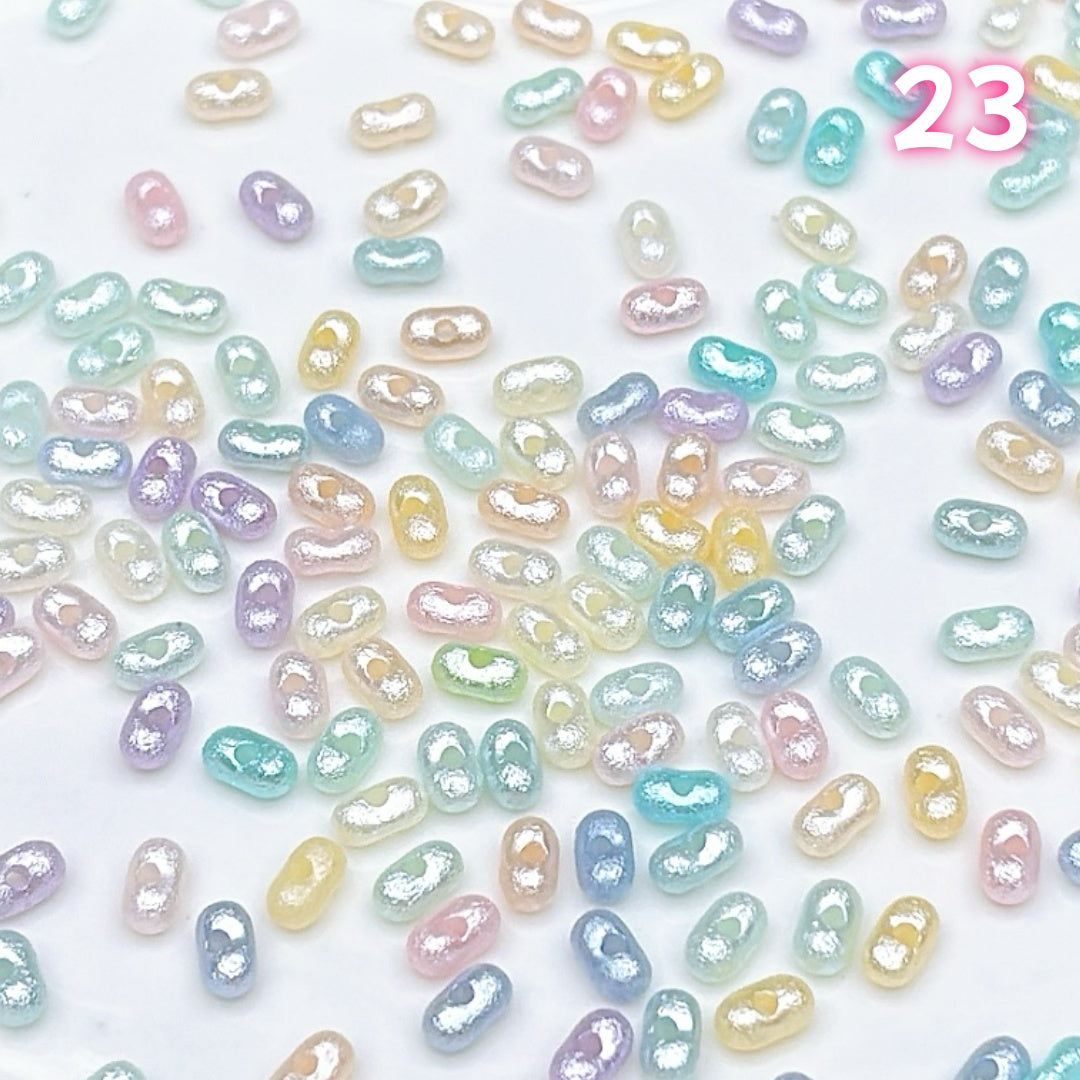 YKL2 アクリルピーナッツビーズ アクリル基本パーツ & 定番パーツ