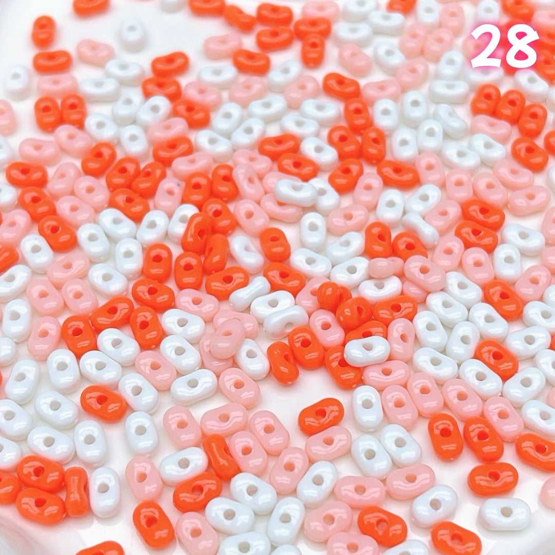 YKL2 アクリルピーナッツビーズ アクリル基本パーツ & 定番パーツ