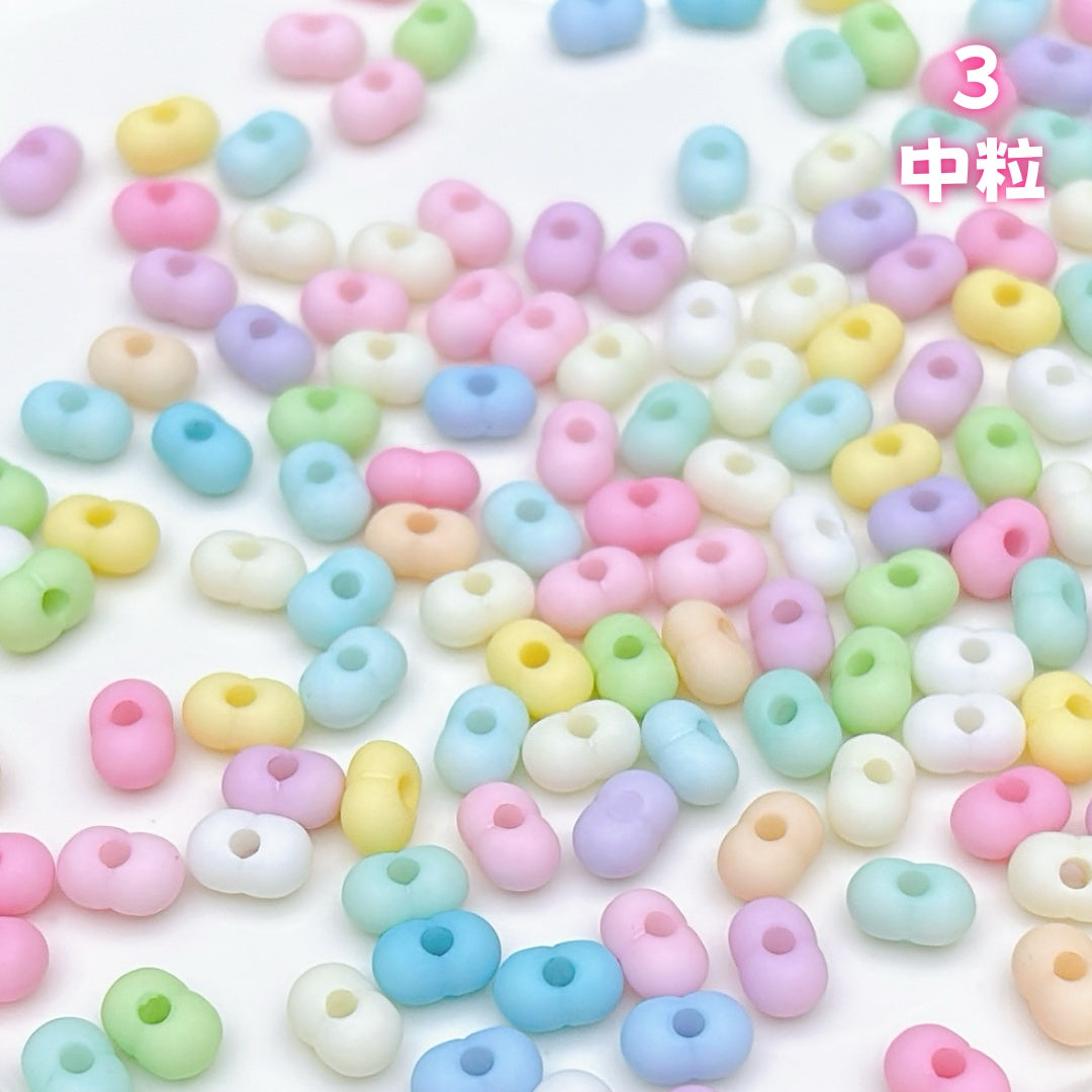 YKL2 アクリルピーナッツビーズ アクリル基本パーツ & 定番パーツ