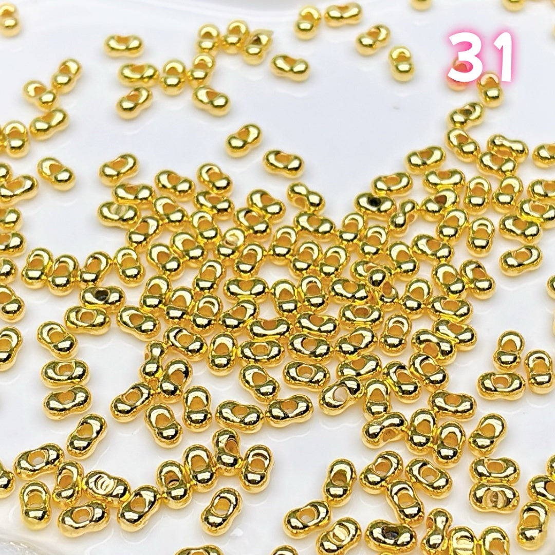 YKL2 アクリルピーナッツビーズ アクリル基本パーツ & 定番パーツ