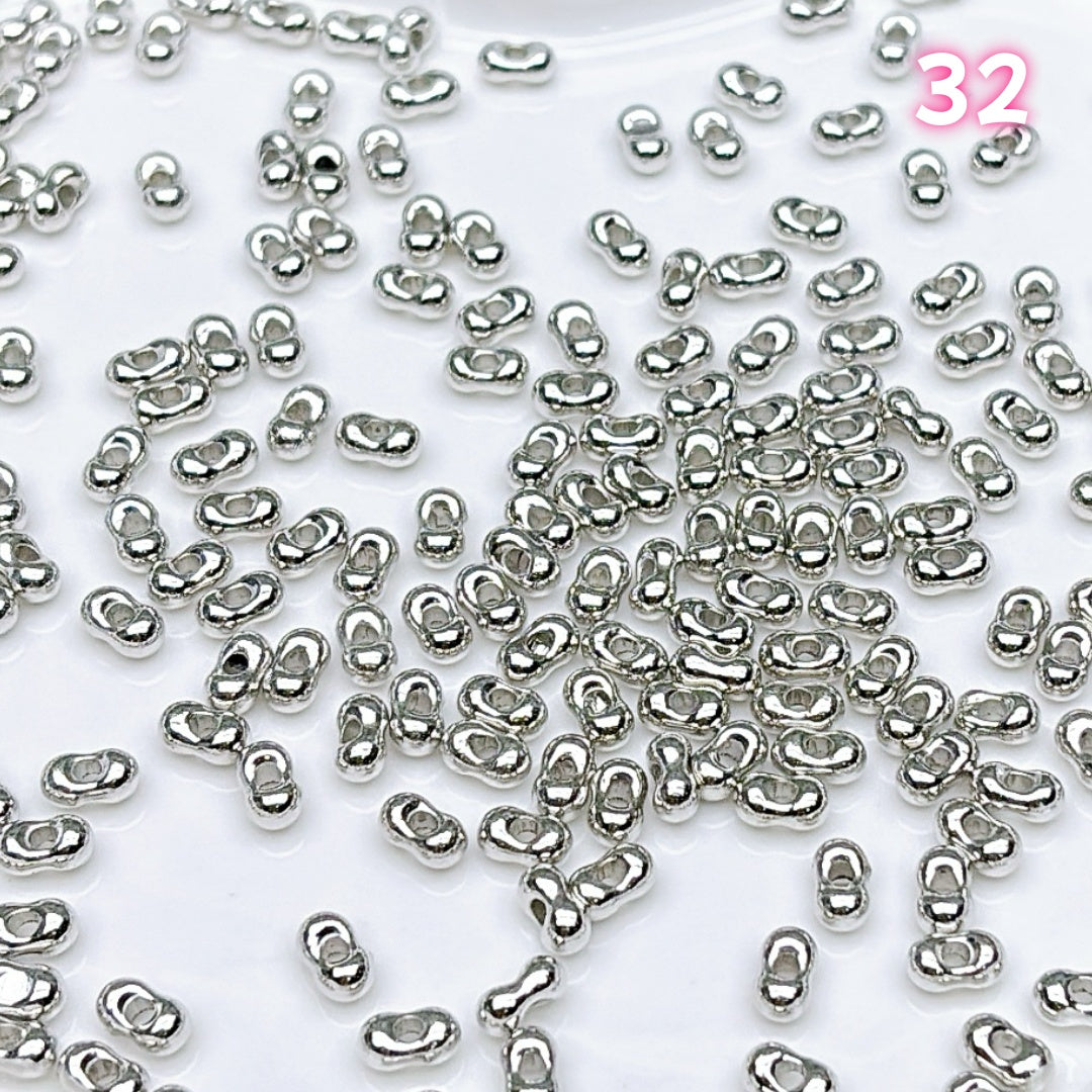YKL2 アクリルピーナッツビーズ アクリル基本パーツ & 定番パーツ