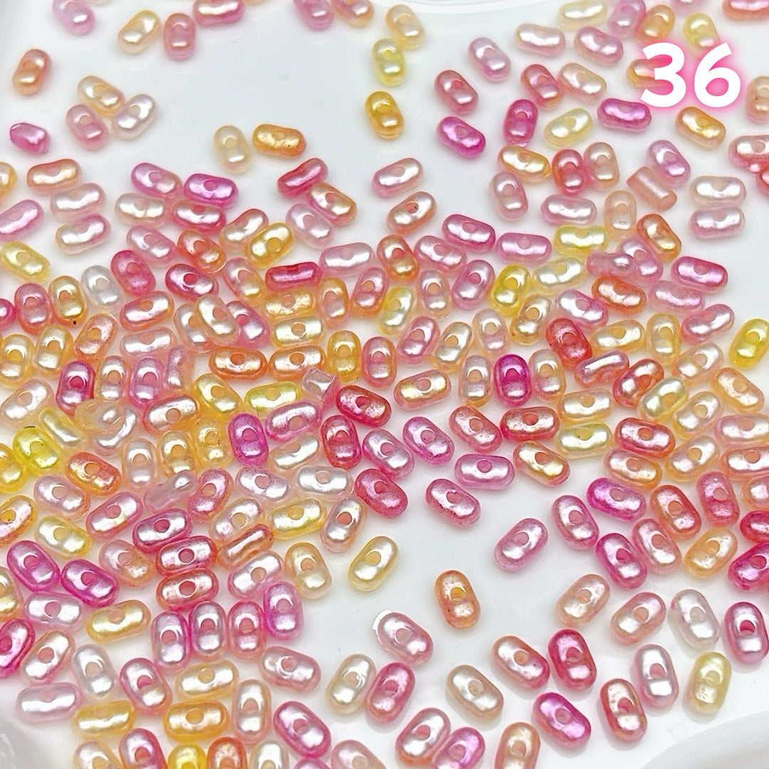 YKL2 アクリルピーナッツビーズ アクリル基本パーツ & 定番パーツ