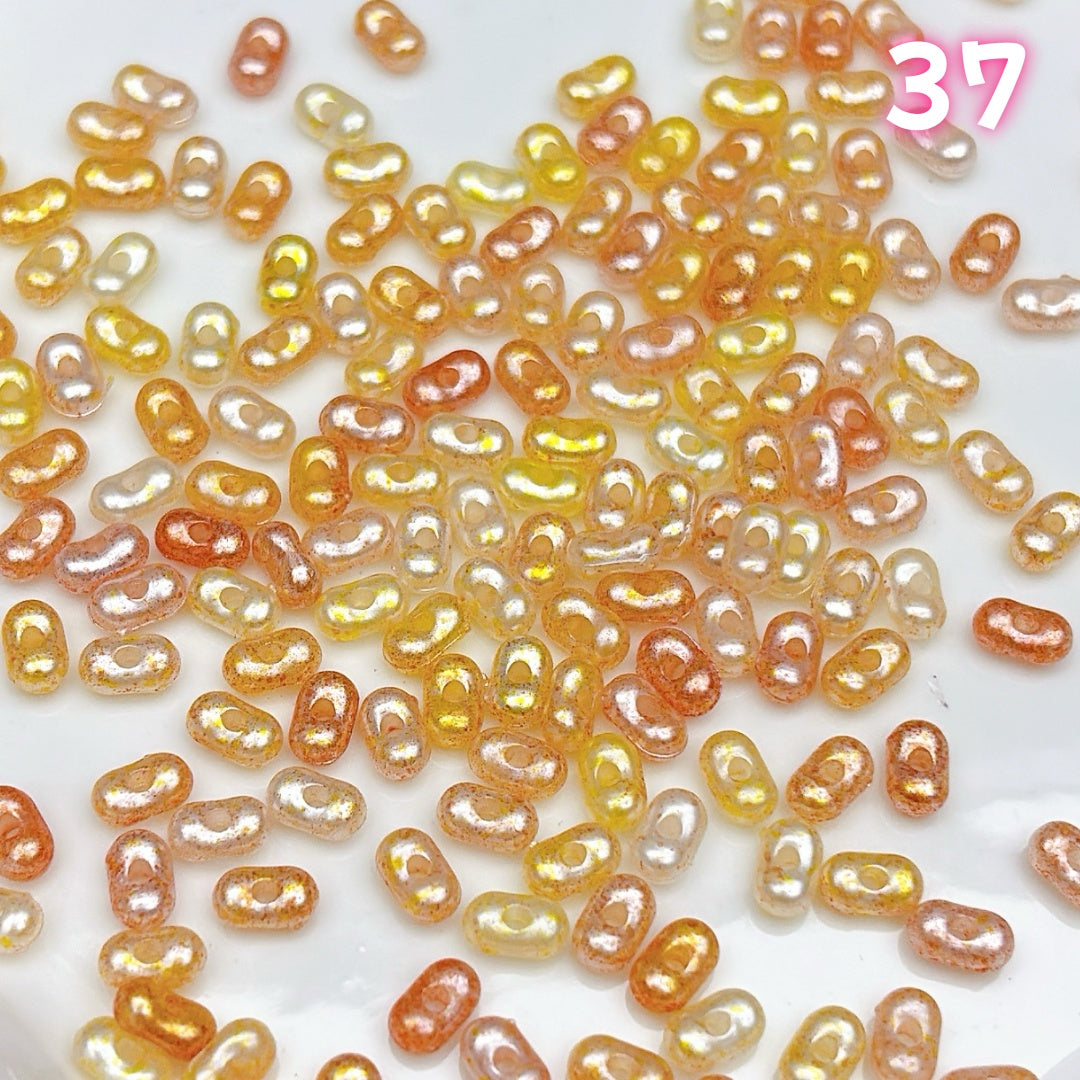 YKL2 アクリルピーナッツビーズ アクリル基本パーツ & 定番パーツ