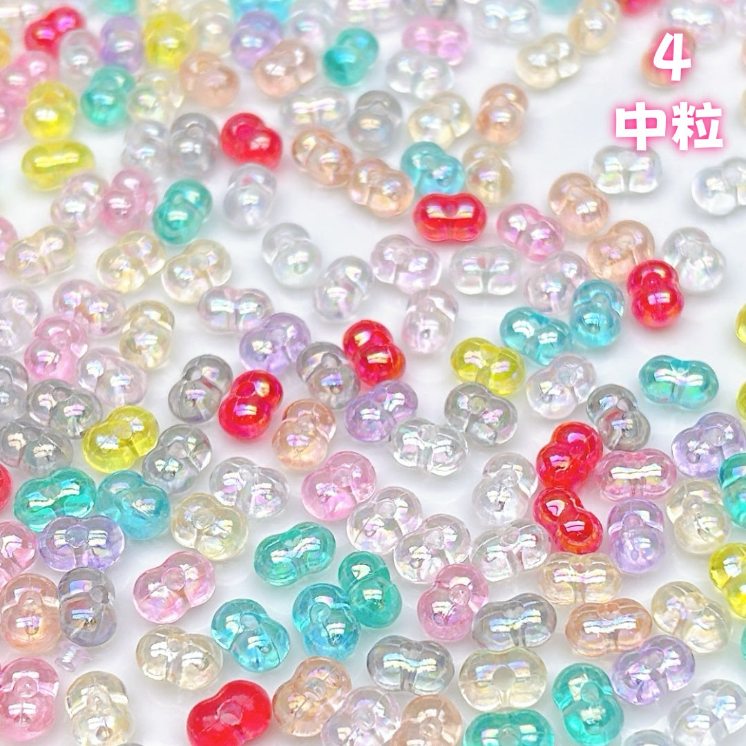 YKL2 アクリルピーナッツビーズ アクリル基本パーツ & 定番パーツ