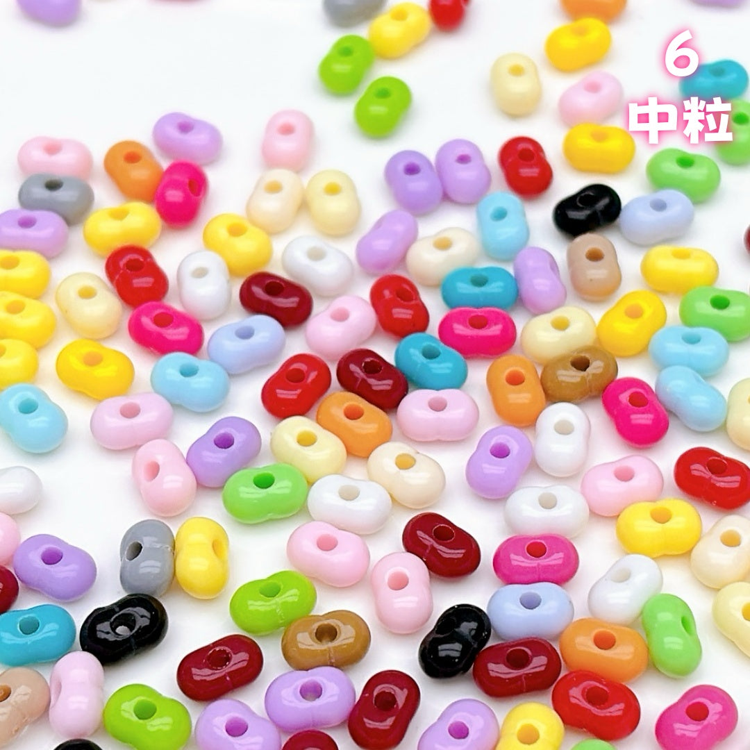 YKL2 アクリルピーナッツビーズ アクリル基本パーツ & 定番パーツ