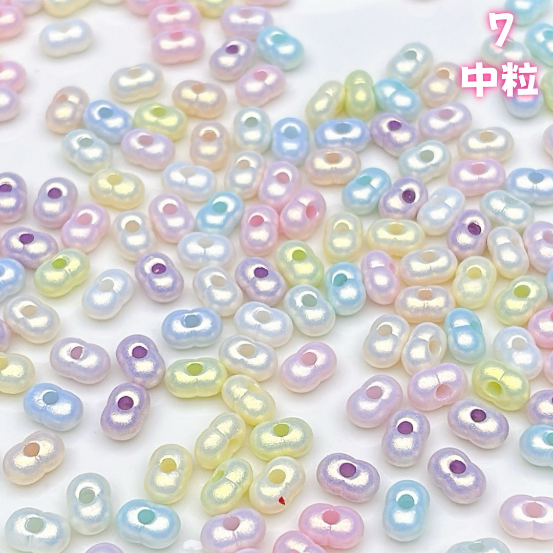 YKL2 アクリルピーナッツビーズ アクリル基本パーツ & 定番パーツ