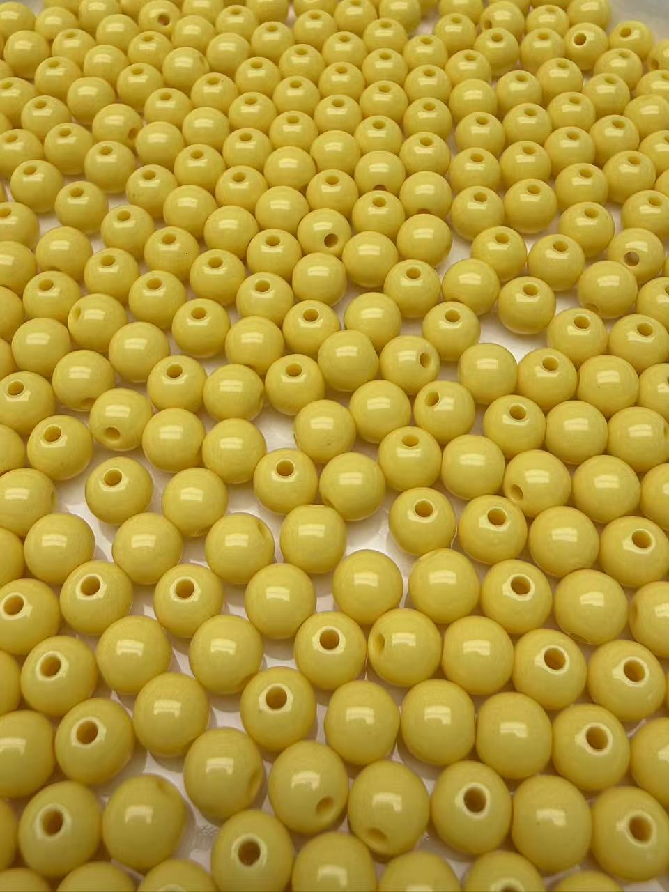 A121アクリルビーズ  6mm 実色 ベーシックタイプ ハンドメイド必須アイテム