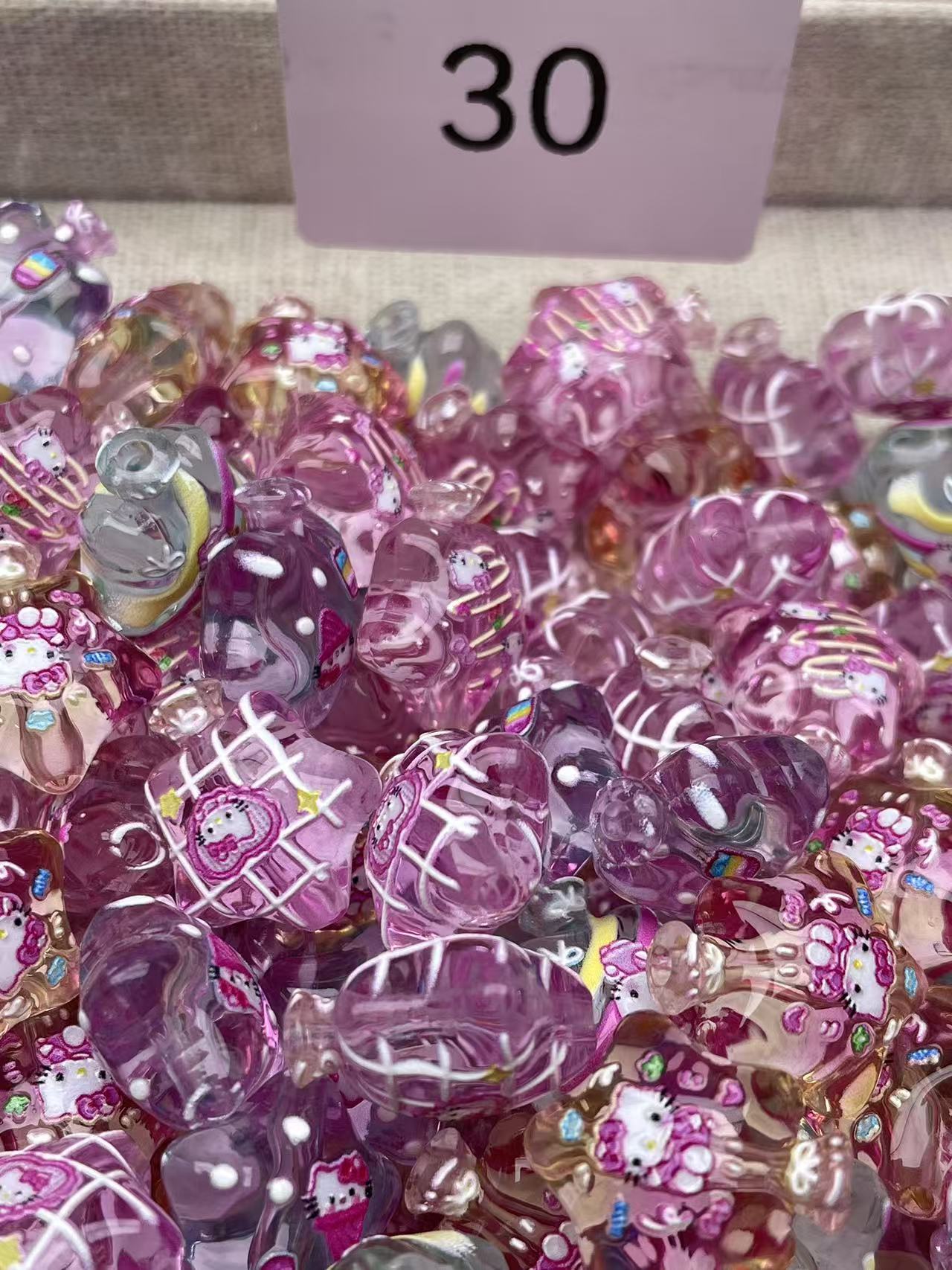 A174:高透品質 小型モールド ハンドメイドパーツ 自由選択おまけのチップ10個付き