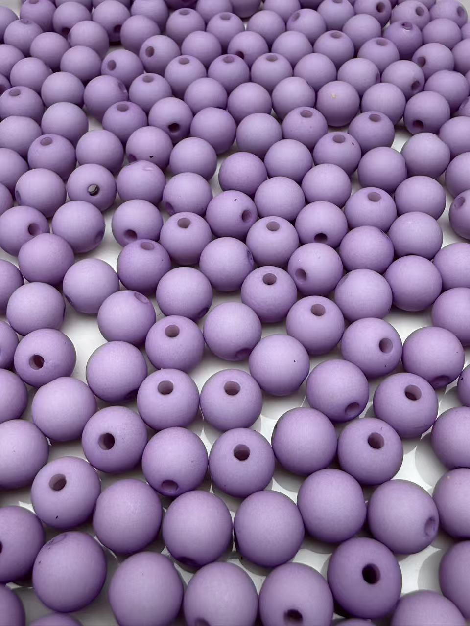 A120  DIYハンドメイド専用 アクリルラバービーズ 夜光 4mm