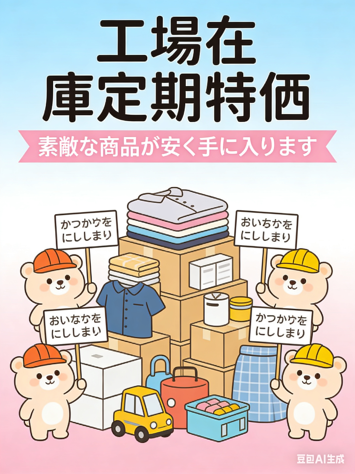 B03. 工場在庫定期お得セール開催中✨