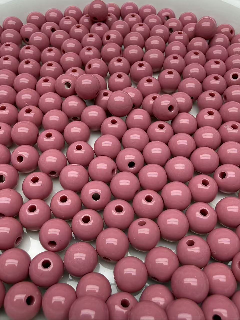 A123 アクリルビーズ  8mm 実色 ベーシックタイプ ハンドメイド必須アイテム