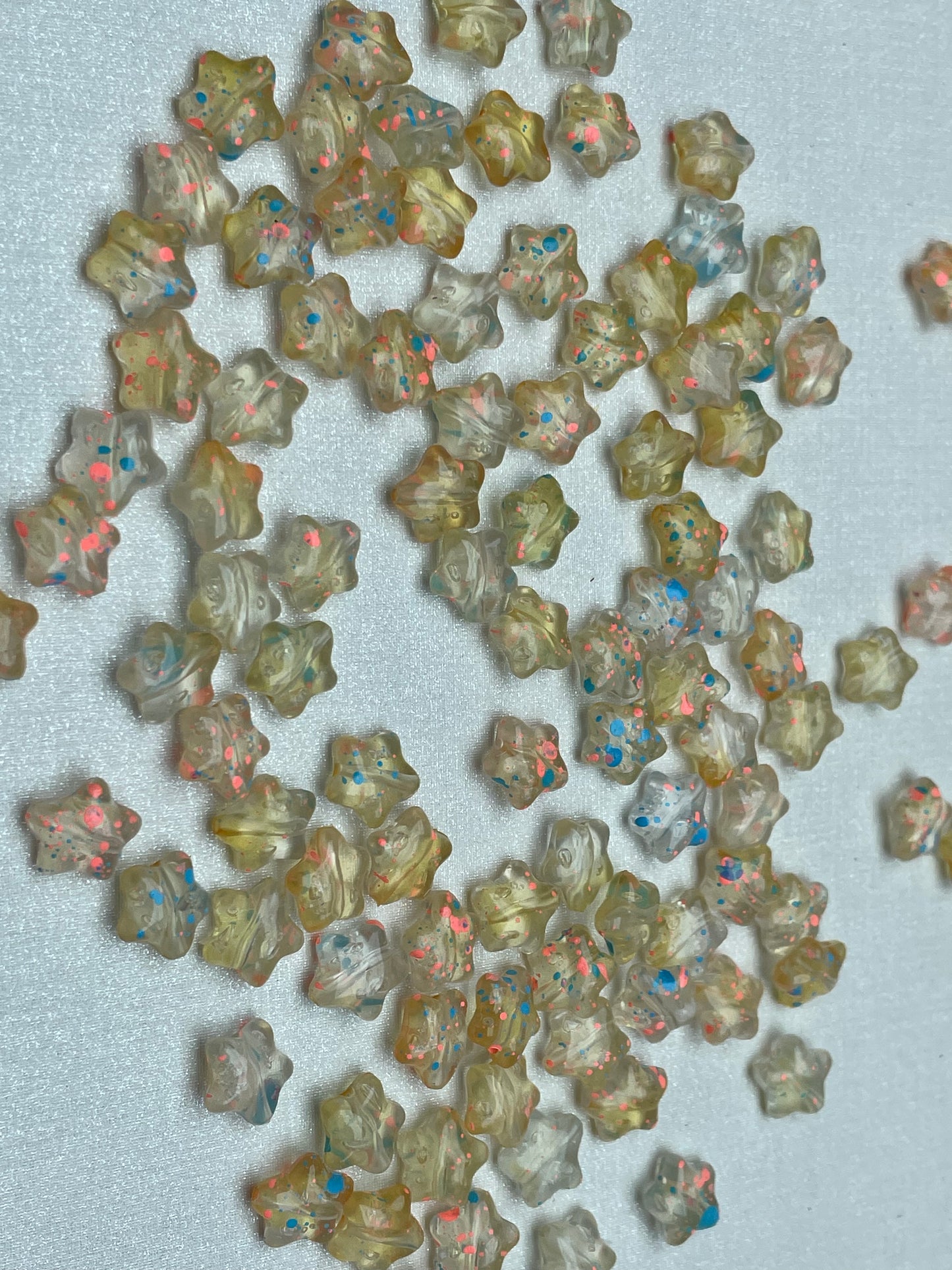 A574:新作二色油絵星アクリルDIYパーツ 200ml入り