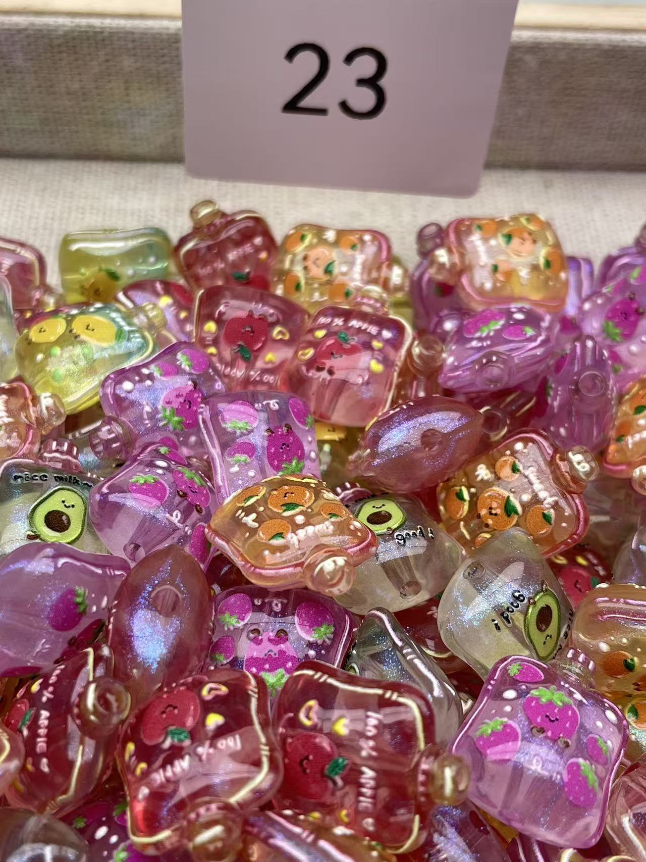 A174:高透品質 小型モールド ハンドメイドパーツ 自由選択おまけのチップ10個付き