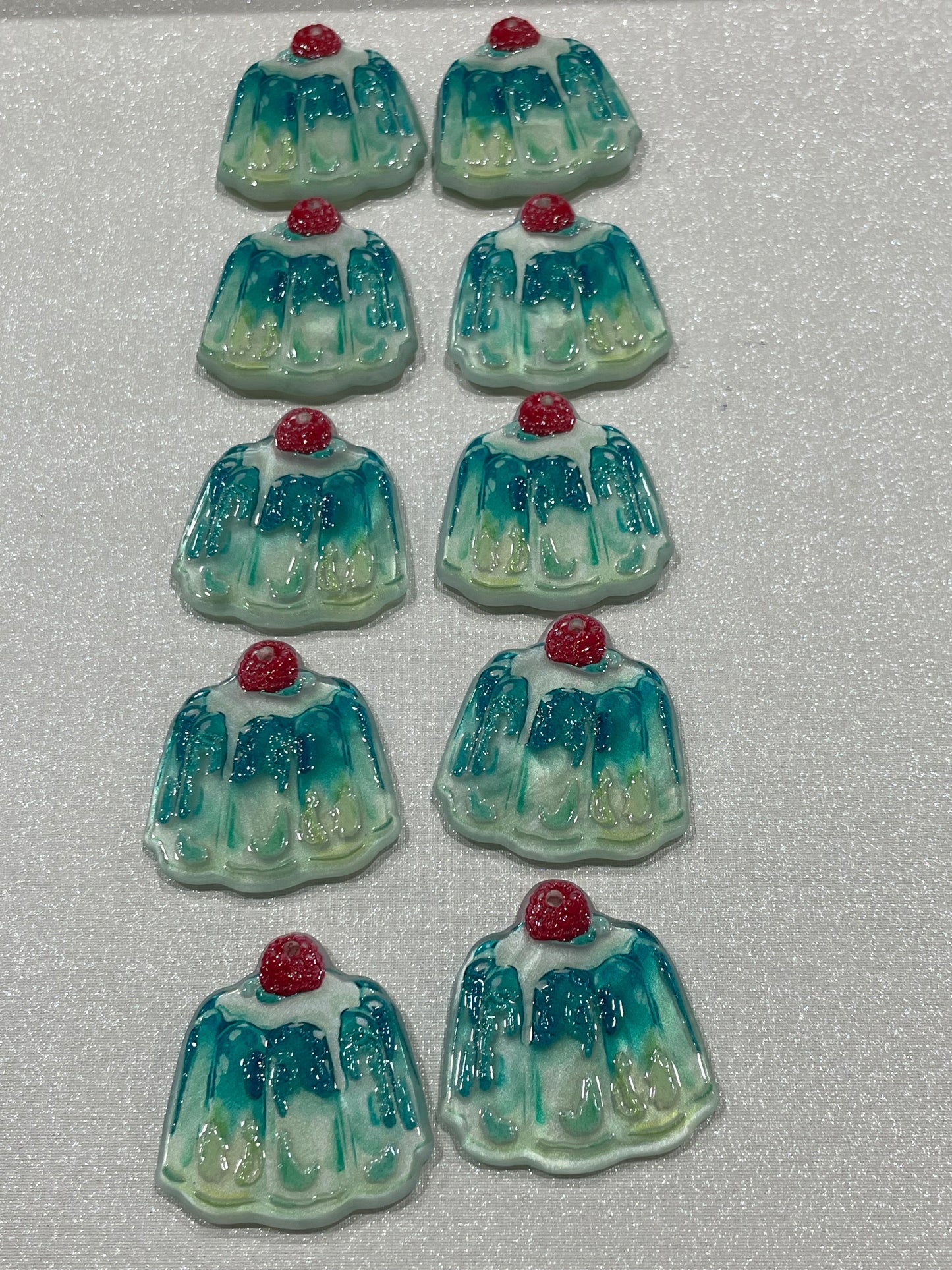 A589:：フルーツクリームケーキアクリル片 DIY手作りパーツ