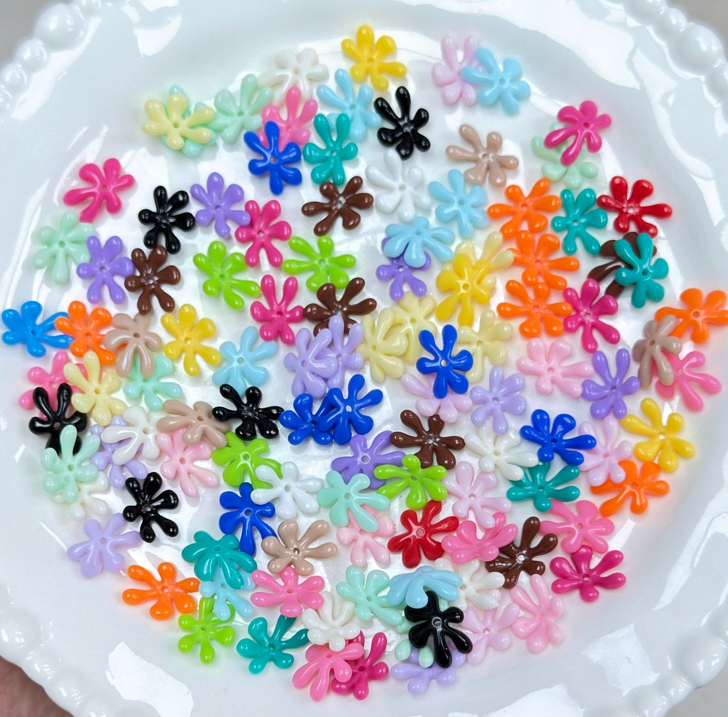 A586:大人気新作 クラゲフラワーシリーズ DIY手芸パーツ
