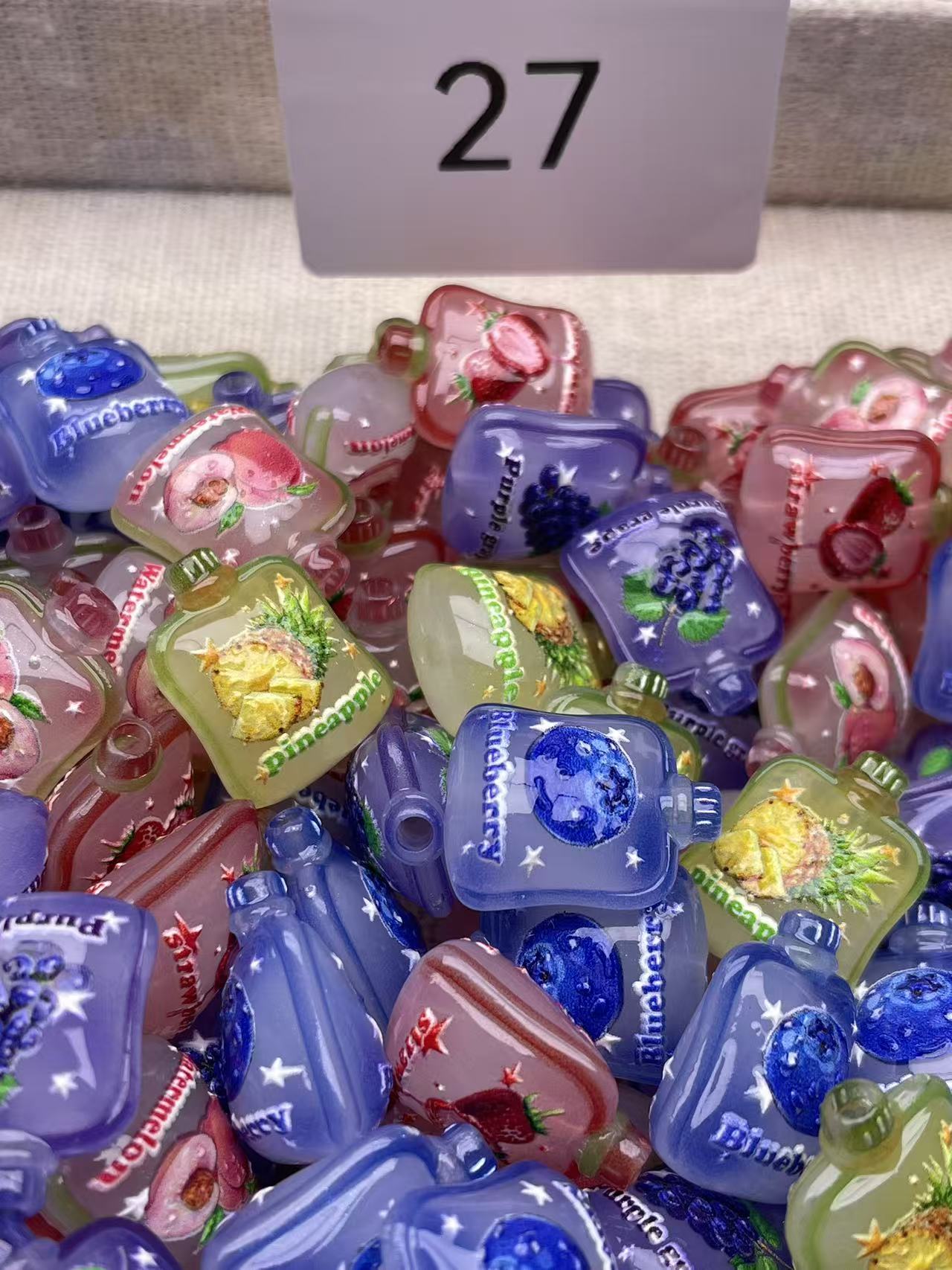 A174:高透品質 小型モールド ハンドメイドパーツ 自由選択おまけのチップ10個付き