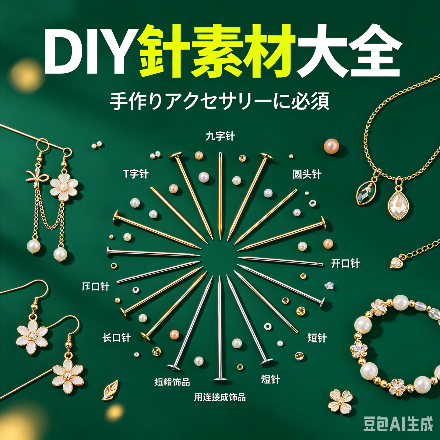 A606:DIYピン類パーツ大全(DIY针类配件大全)