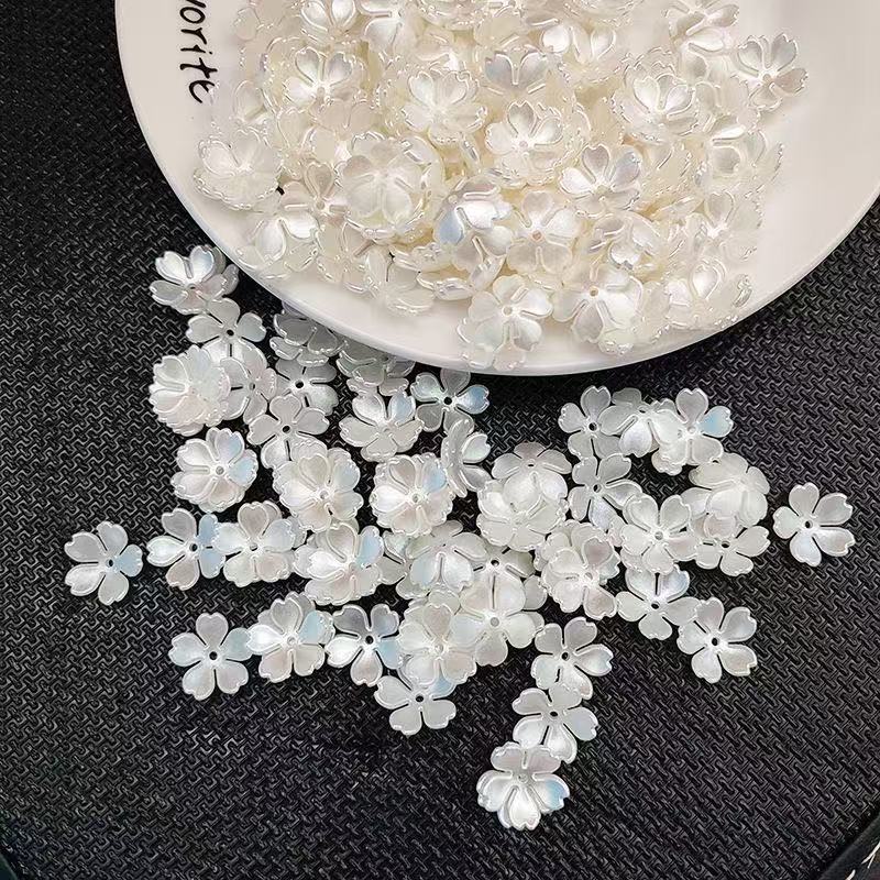 A422:🐚アクリルパールアクセサリー DIYパーツ フルセット🐚