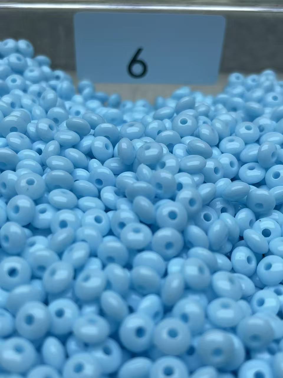 A509:アクリル製DIYアクセサリーパーツ、12色のそろばん玉からお選びいただけます