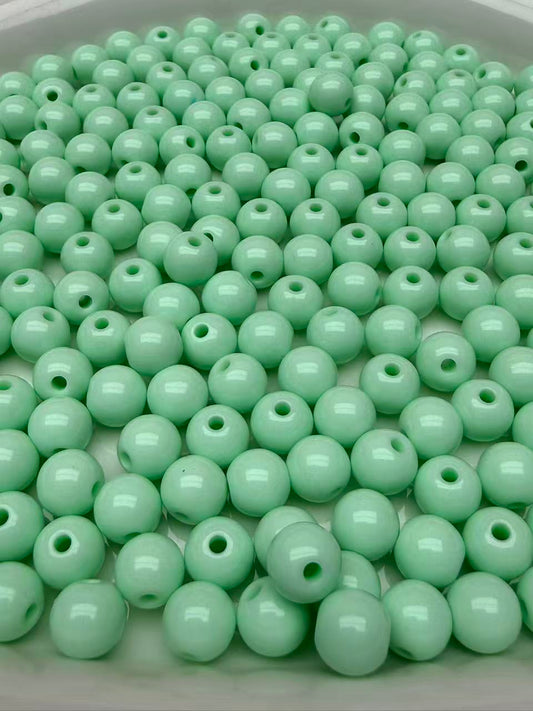 A123 アクリルビーズ  8mm 実色 ベーシックタイプ ハンドメイド必須アイテム