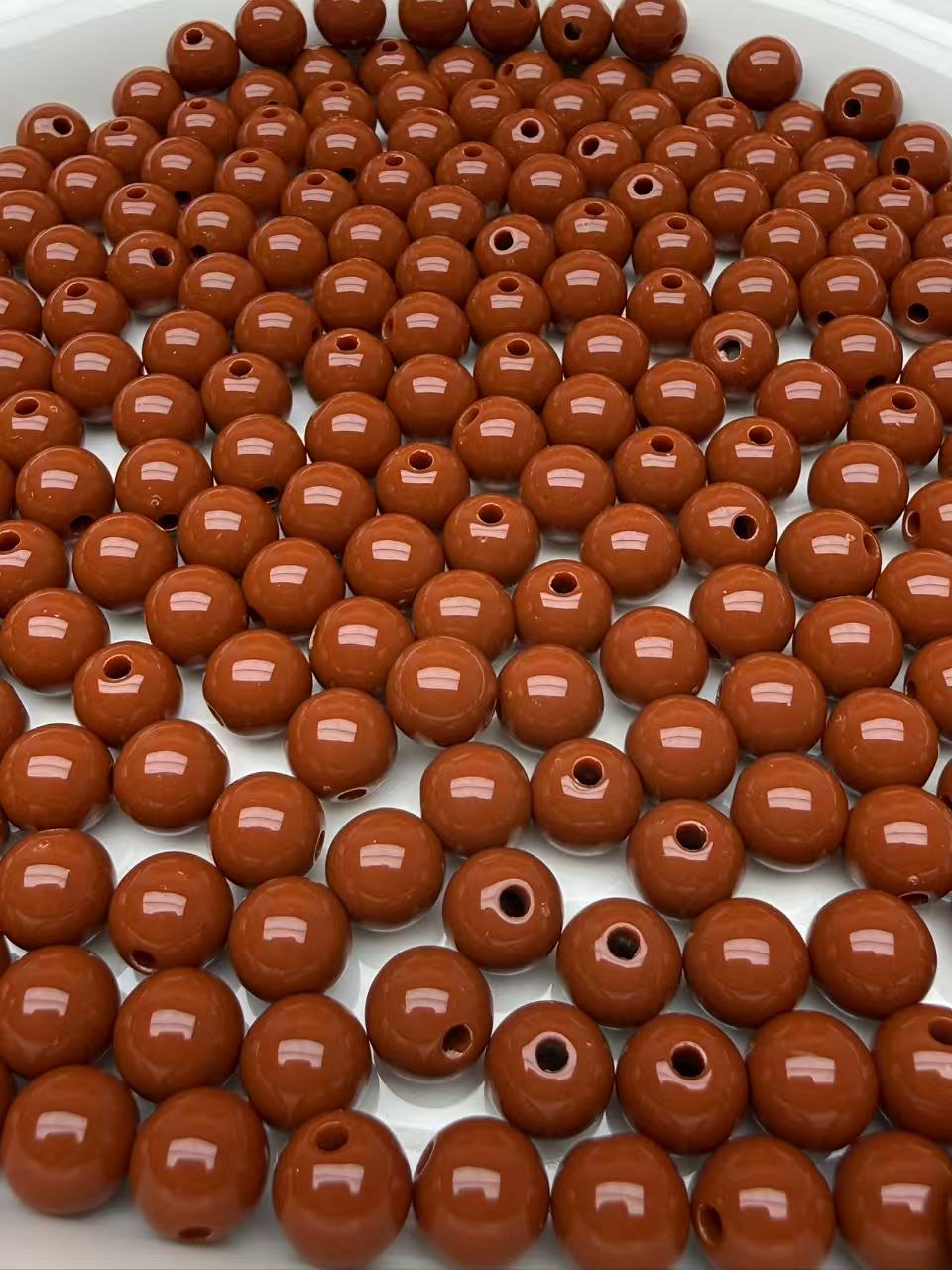 A123 アクリルビーズ  8mm 実色 ベーシックタイプ ハンドメイド必須アイテム
