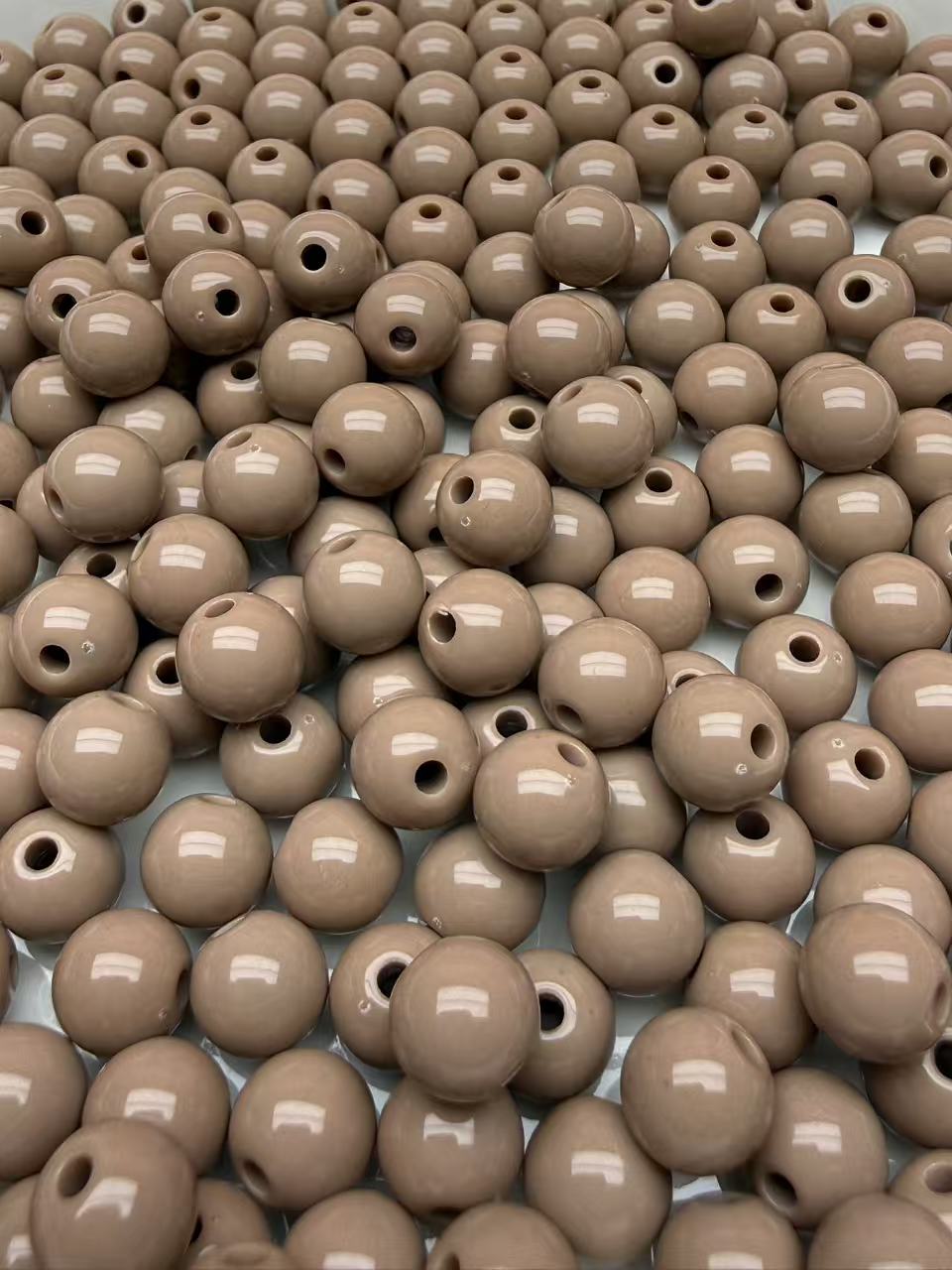 A123 アクリルビーズ  8mm 実色 ベーシックタイプ ハンドメイド必須アイテム