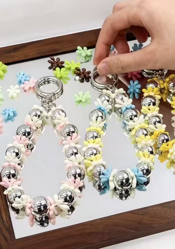 A586:大人気新作 クラゲフラワーシリーズ DIY手芸パーツ
