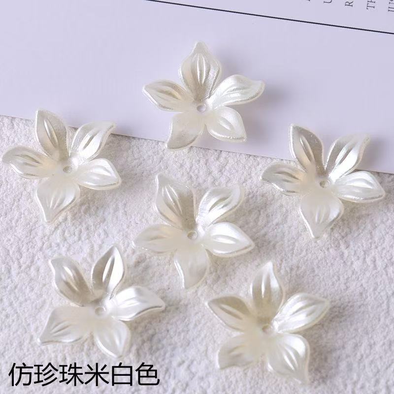 A422:🐚アクリルパールアクセサリー DIYパーツ フルセット🐚