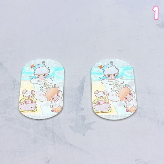 A1003  アクリルパーツ ✦ ハンドメイドアクセサリー素材 ✦ DIYチャームやビーズに最適