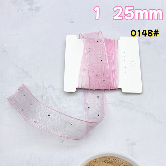 A1026  🎀やわらかな光沢サテンリボン｜DIY専用ハンドメイド装飾素材🎀