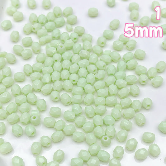 A1098  多面体アクリルビーズ｜立体カットが美しいハンドメイド素材  つめつめ放題