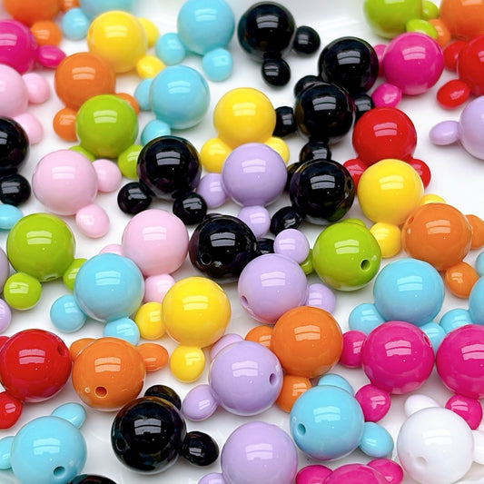 A1110   🍩かわいいアクリルくまさん＆ドーナツパーツ｜ハンドメイド素材