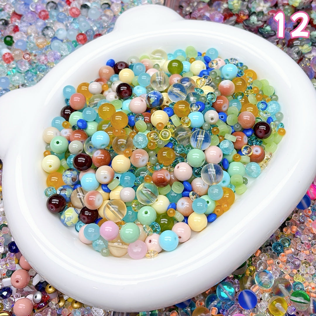 A1158  ガラスパーツ在庫整理 — 上品に輝くハンドメイド素材