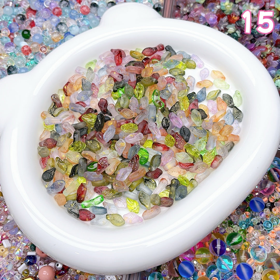 A1158  ガラスパーツ在庫整理 — 上品に輝くハンドメイド素材