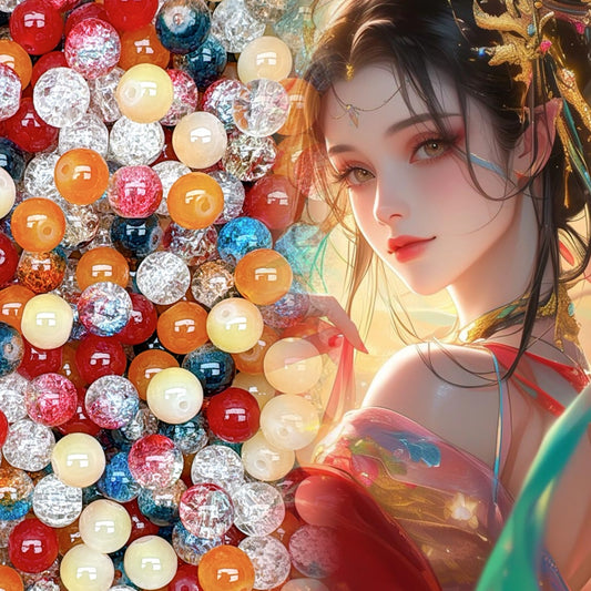 A469  敦煌の女神ビーズシリーズ：華麗で神秘的な東洋の魅力