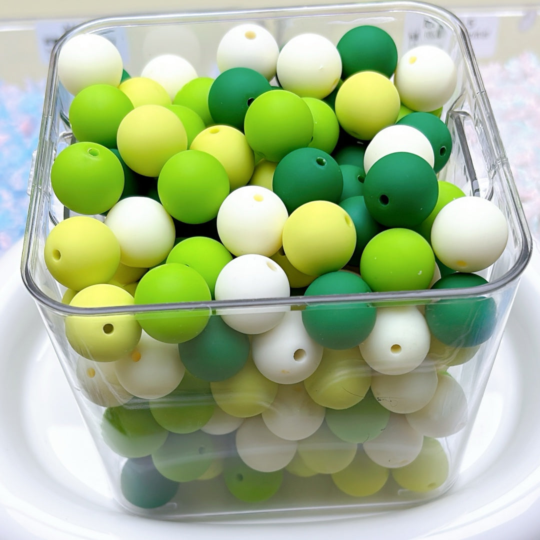 A564 輝くカラフルアクリルビーズ、DIYアクセサリー作成に最適