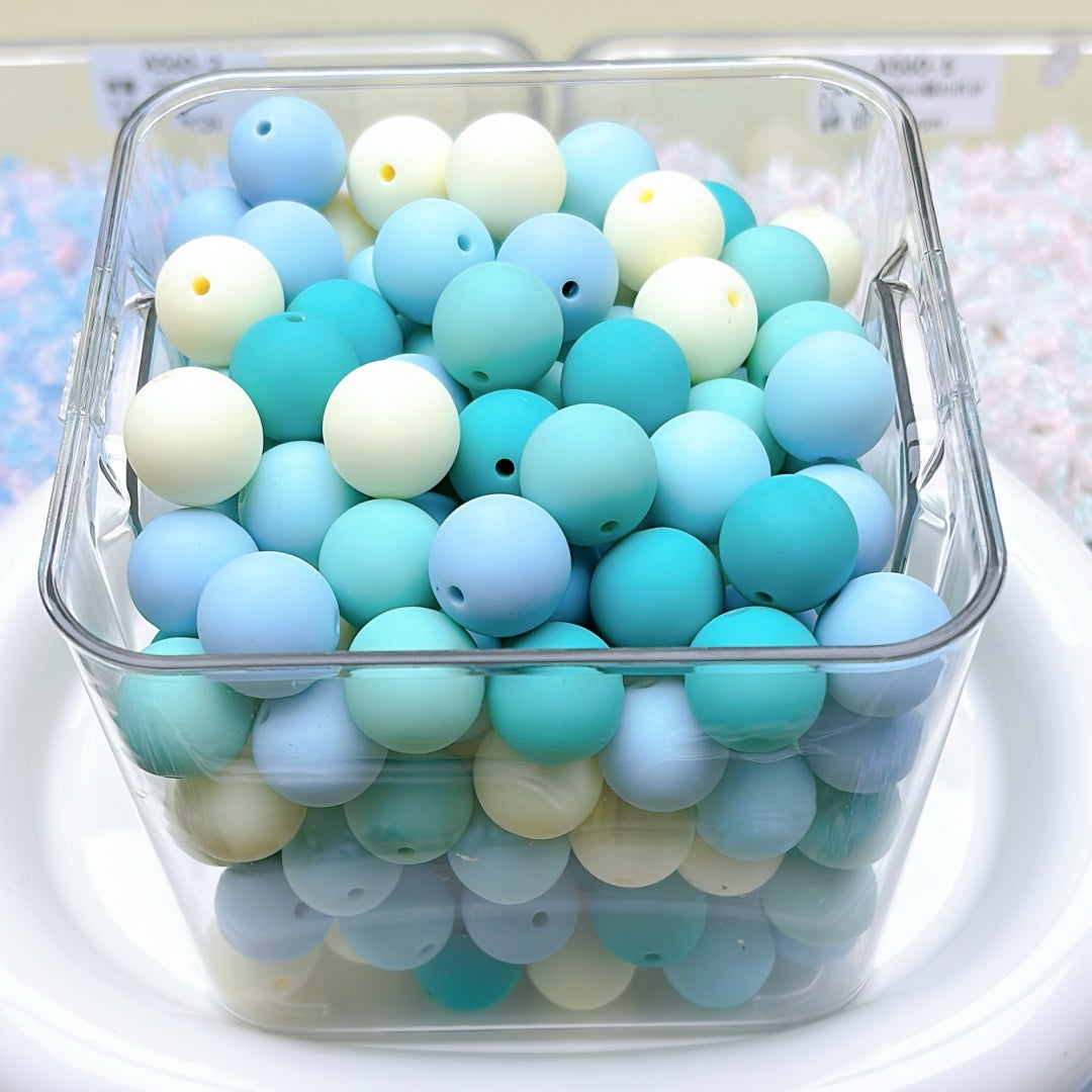 A564 輝くカラフルアクリルビーズ、DIYアクセサリー作成に最適