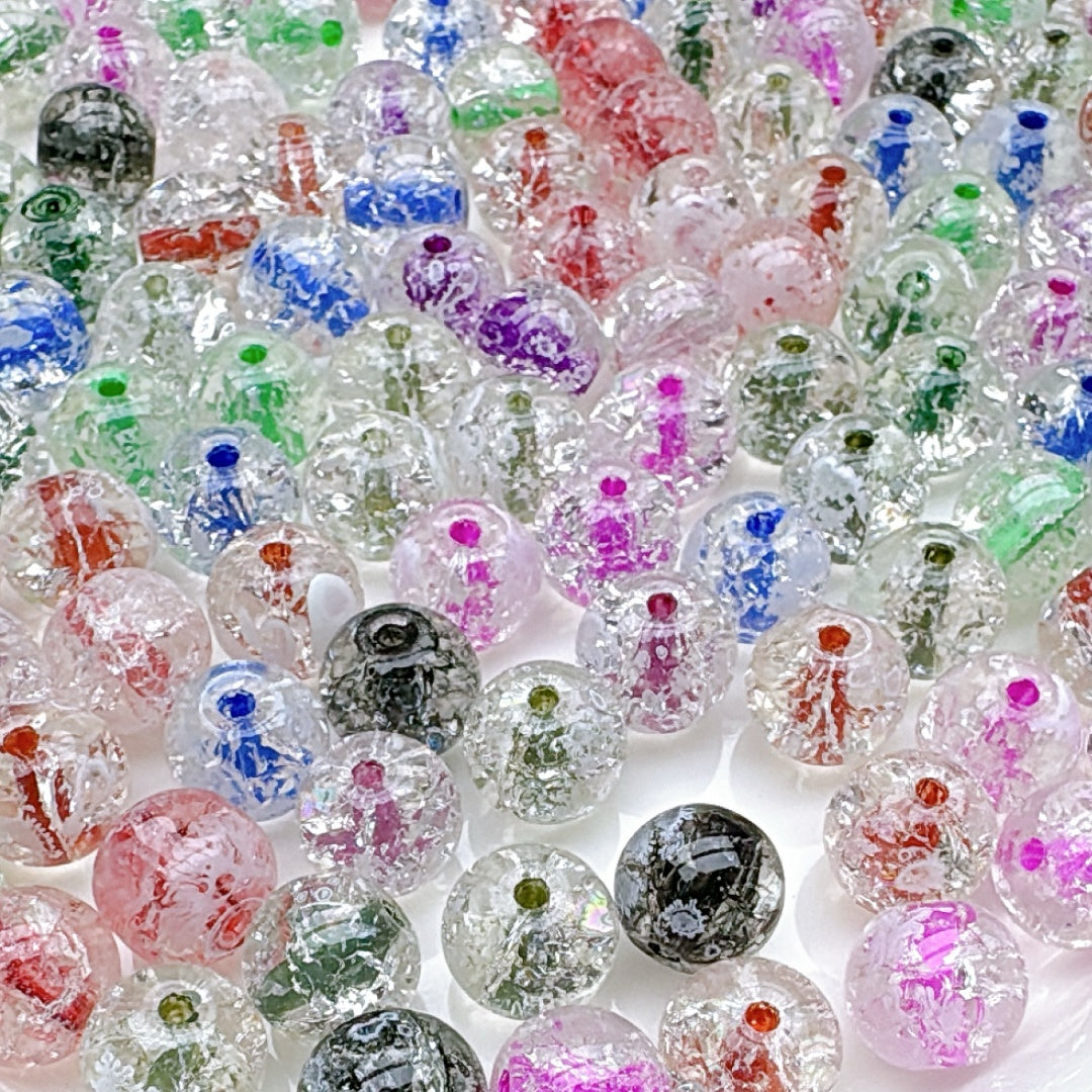 A566 罐心雪の花珠 – 氷の華のような幻想的なビーズ  つめつめ放題