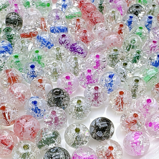 A566 罐心雪の花珠 – 氷の華のような幻想的なビーズ  つめつめ放題