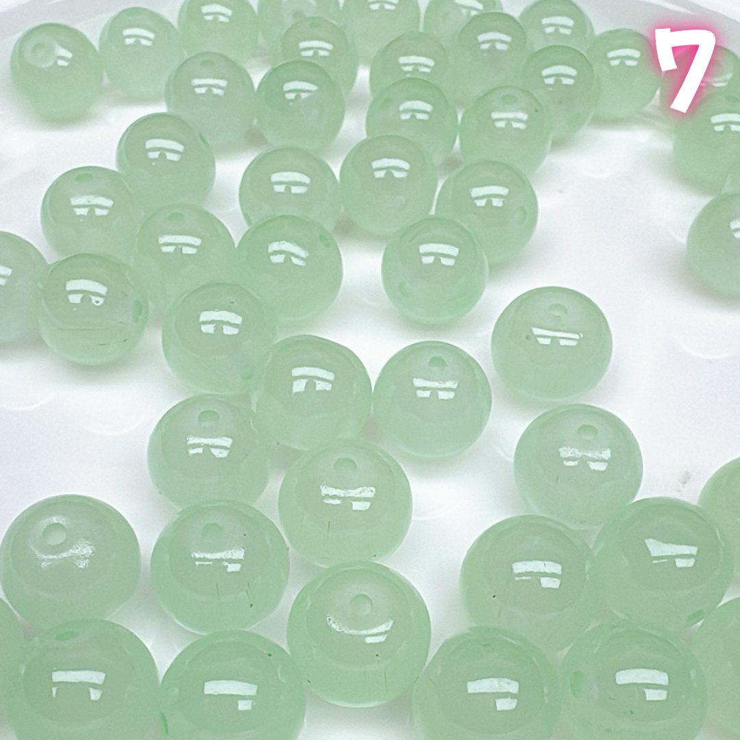 A571  氷透ガラスビーズ – 柔らかな光沢と奥ゆかしい透明感  12mm   つめつめ放題