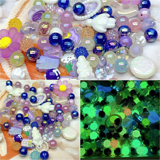 A635 アクリル＋樹脂 UV＆蓄光シリーズ - 昼は鮮やか 夜は光るDIYパーツ