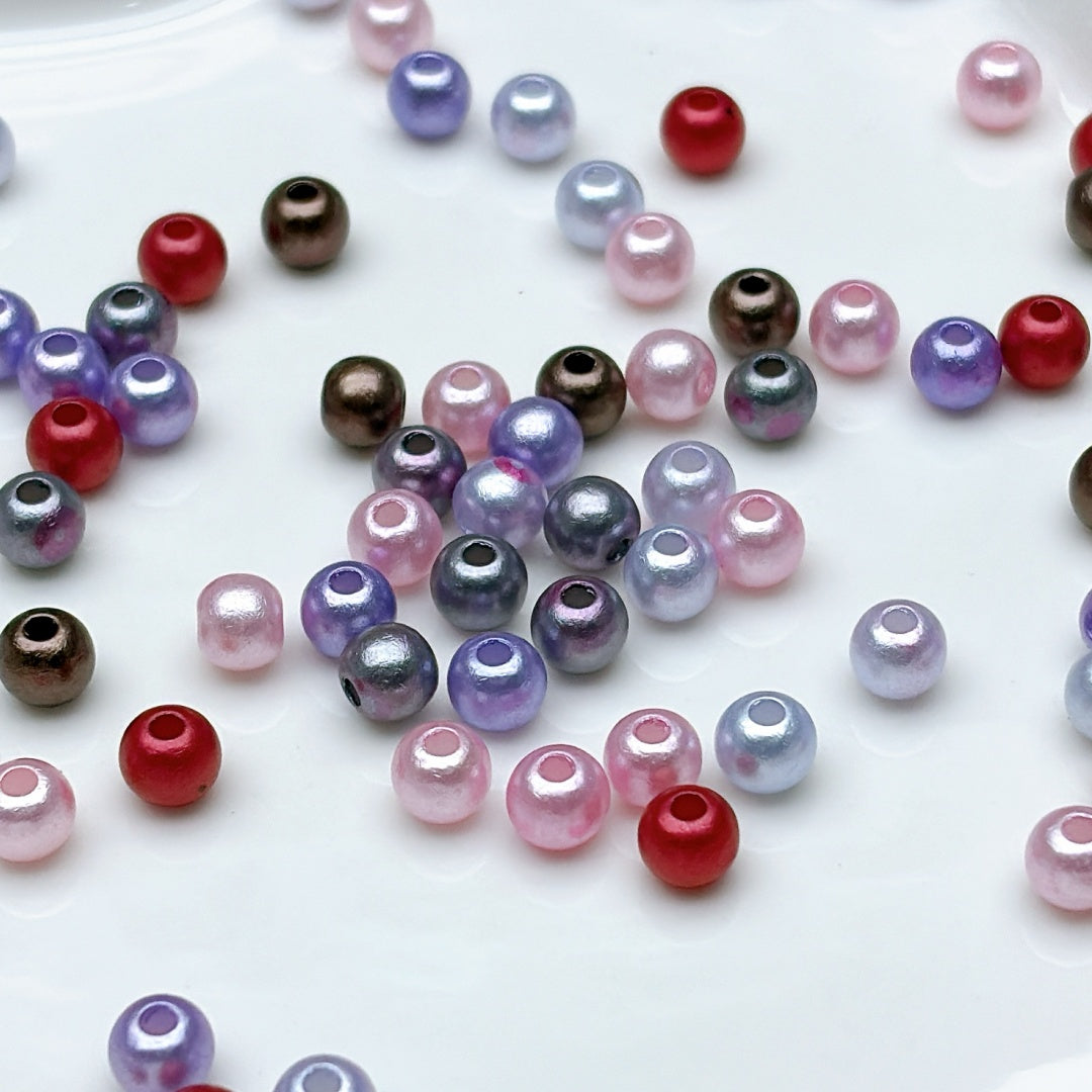 A653  アクリルビーズ - 軽やかでカラフルなDIYアクセサリーパーツ