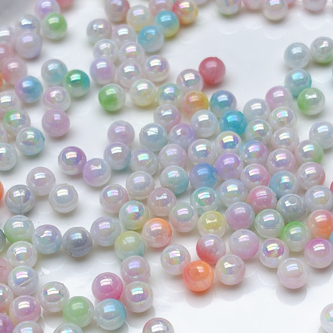 A653  アクリルビーズ - 軽やかでカラフルなDIYアクセサリーパーツ