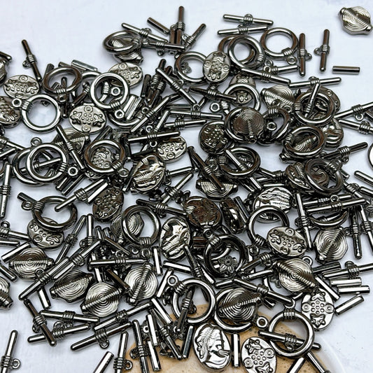 A662 ガンメタル色アクリルパーツ - 軽やかでカラフルなDIYアクセサリーパーツ